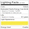 Luxrite PAR38 LED Yellow Light Bulb 8W 45W Equivalent Damp Rated UL Listed E26 Medium Base, 4PK LR31641-4PK - alternate 6